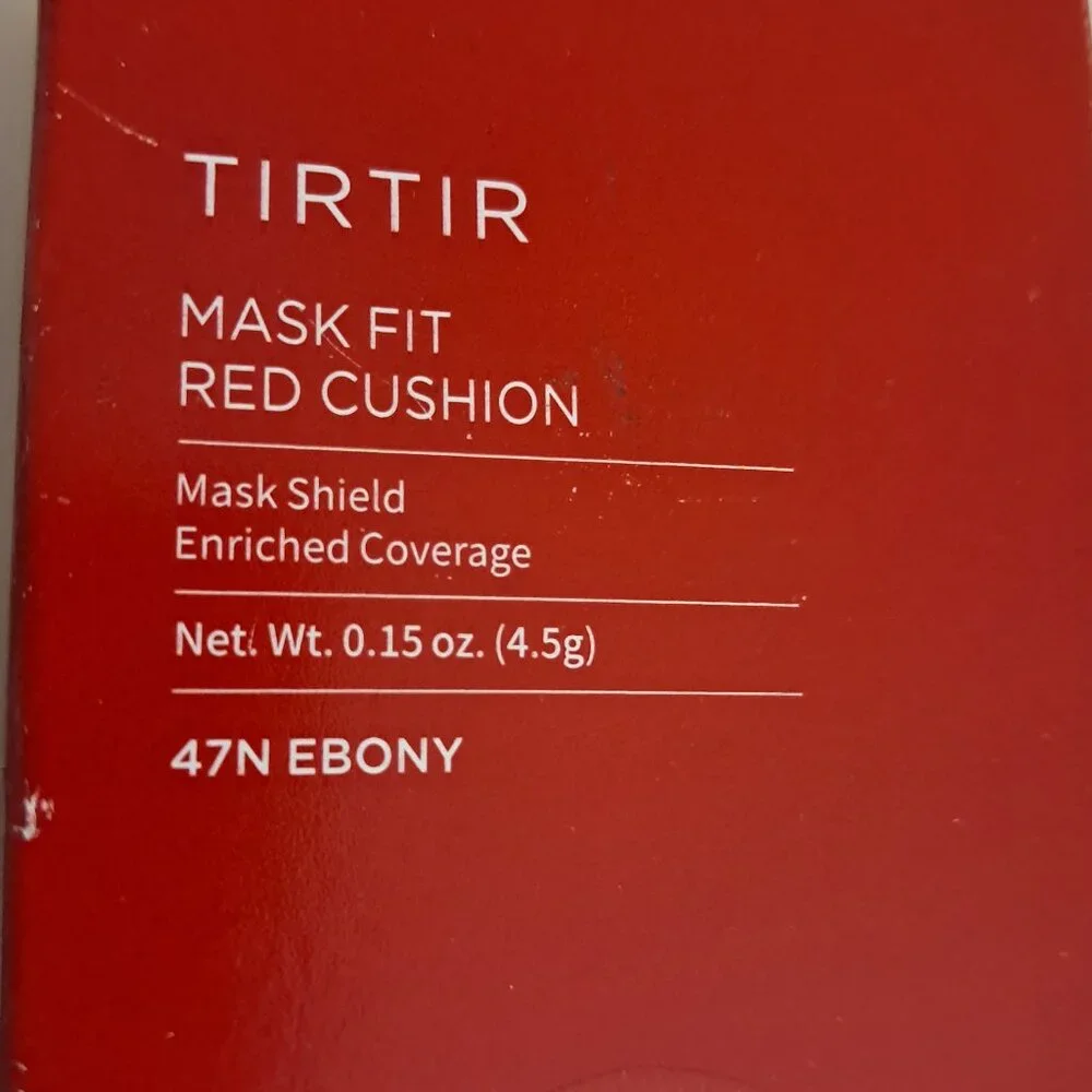 TirTir Mask Fit Red Cushion 47N Ebony New in Box Sealed